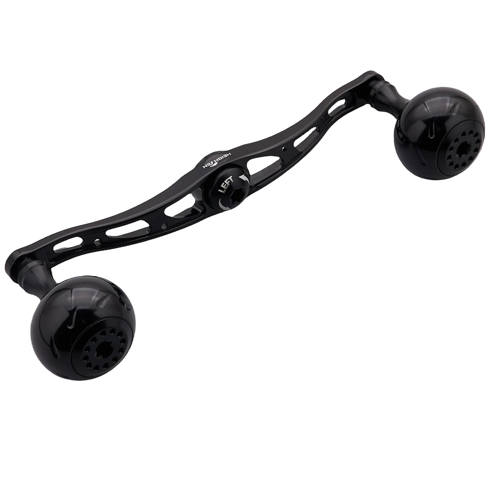 HEIGHTEN 130/120/115mm リール ハンドル シマノ ダイワ アブガルシア 通用 ベイトリール 用 Black Series