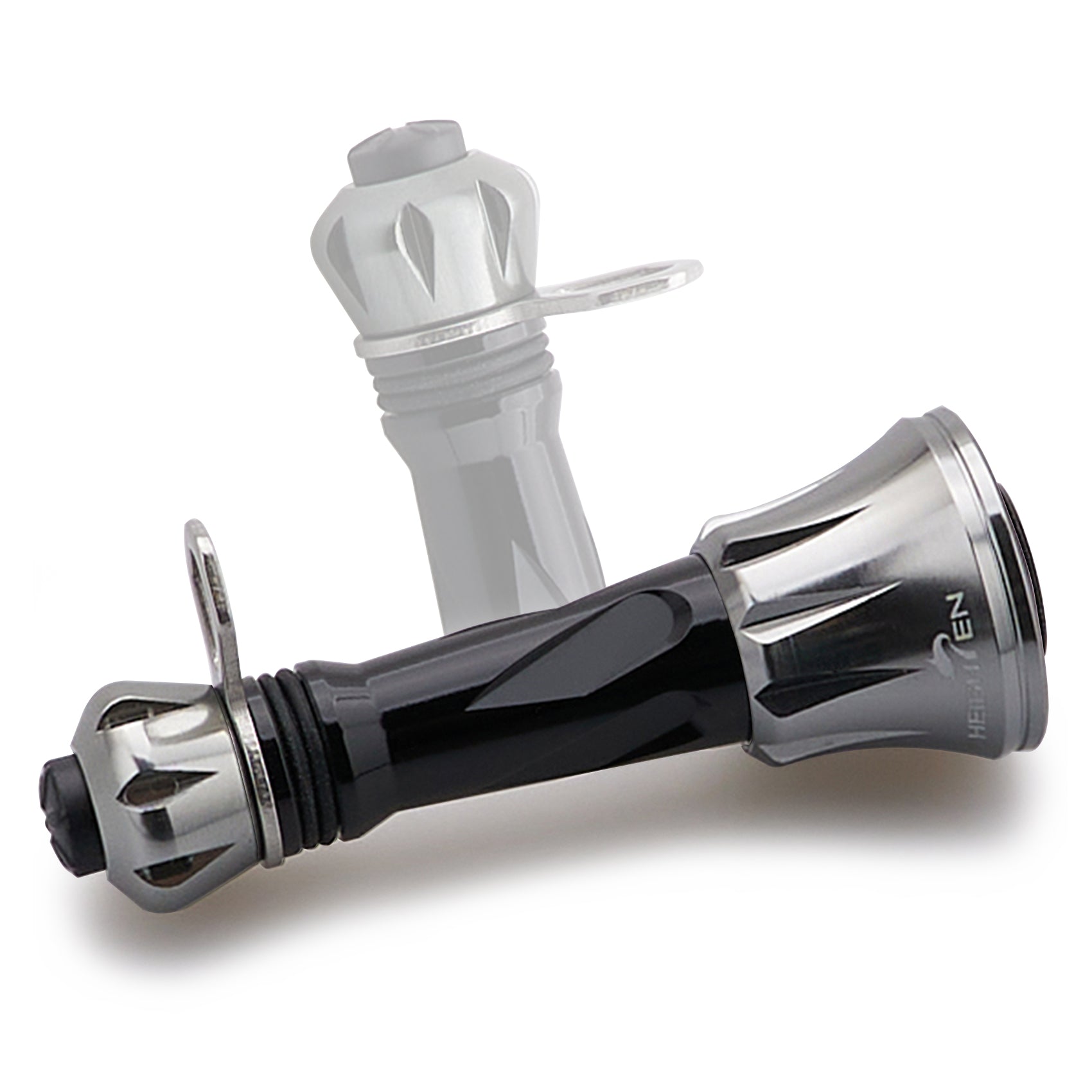 HEIGHTEN 50mm リール スタンド 折り畳み式 シマノ(SHIMANO) ダイワ(DAIWA) スピニングリール 通用 夜光 フックキーパー ラインストッパー