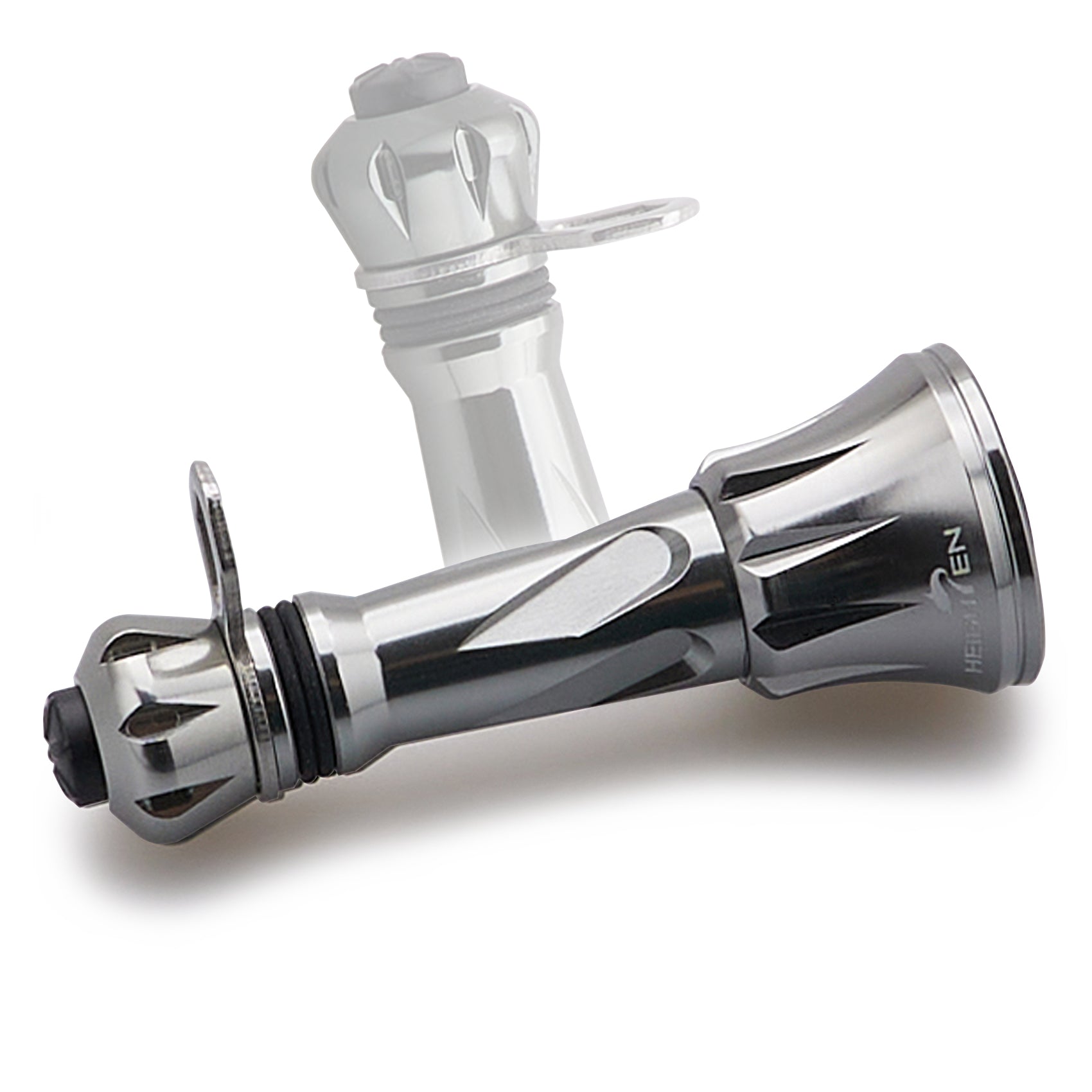 HEIGHTEN 50mm リール スタンド 折り畳み式 シマノ(SHIMANO) ダイワ(DAIWA) スピニングリール 通用 夜光 フックキーパー ラインストッパー