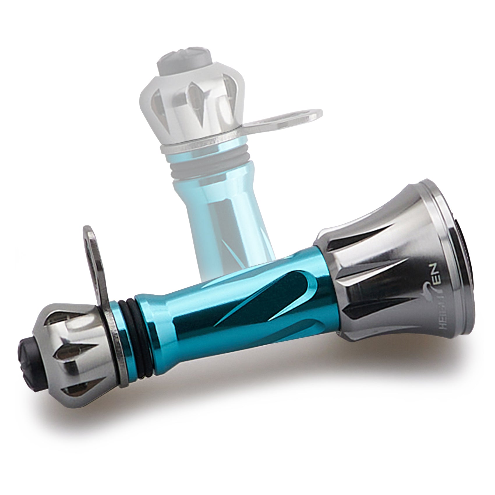 HEIGHTEN 50mm リール スタンド 折り畳み式 シマノ(SHIMANO) ダイワ(DAIWA) スピニングリール 通用 夜光 フックキーパー ラインストッパー