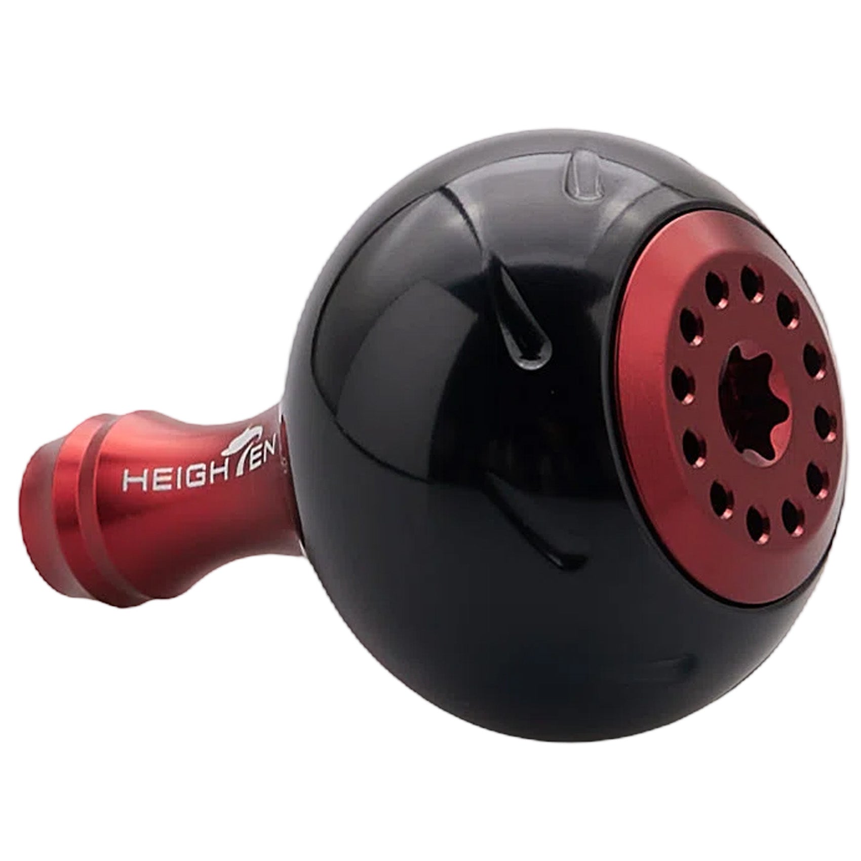 HEIGHTEN 30mm/38mm リール ハンドル ノブ シマノ ダイワ 通用 (Shimano Type A) (Daiwa Type S)用 Black Series