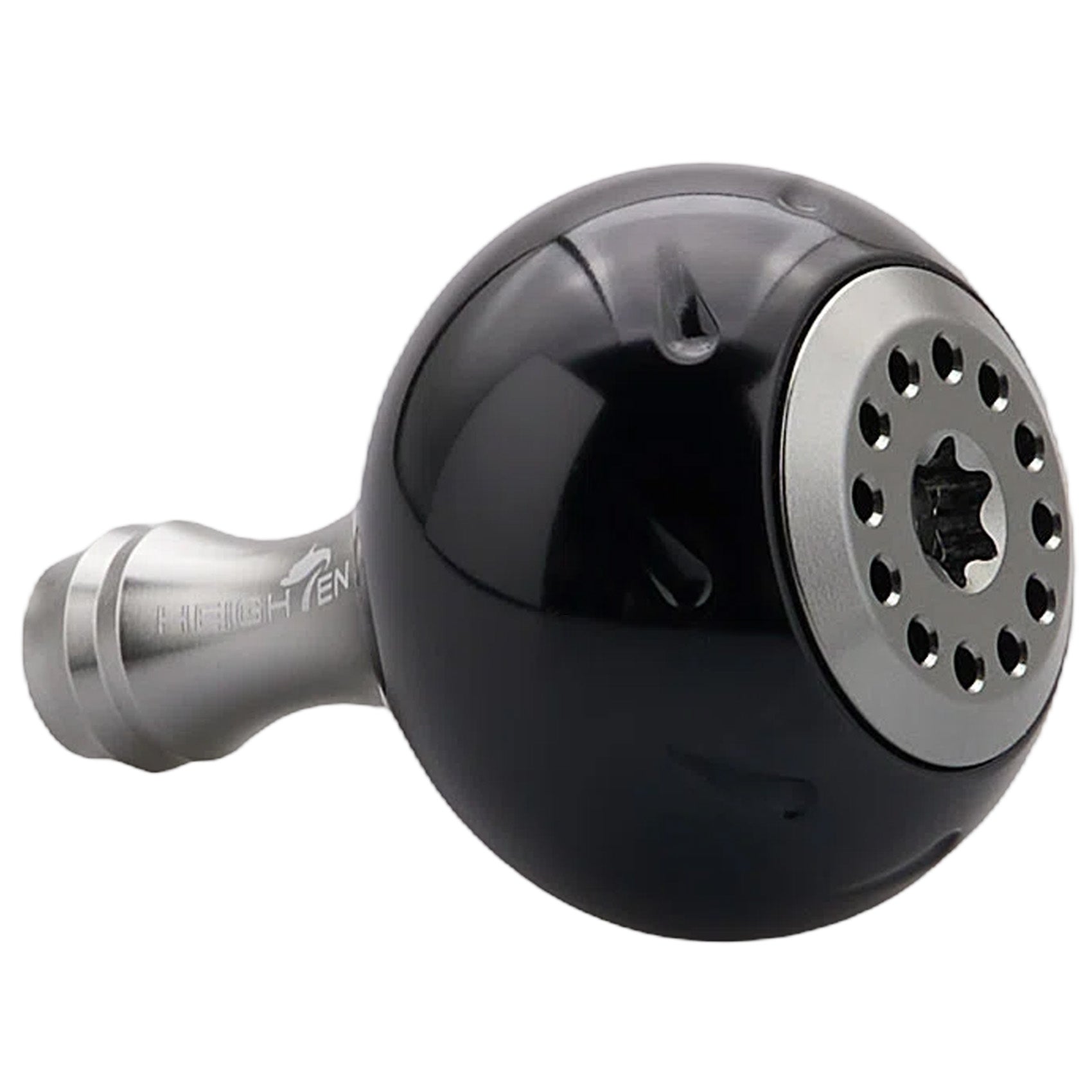 HEIGHTEN 30mm/38mm リール ハンドル ノブ シマノ ダイワ 通用 (Shimano Type A) (Daiwa Type S)用 Black Series
