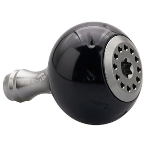 HEIGHTEN 30mm/38mm リール ハンドル ノブ シマノ ダイワ 通用 (Shimano Type A) (Daiwa Type S)用 Black Series