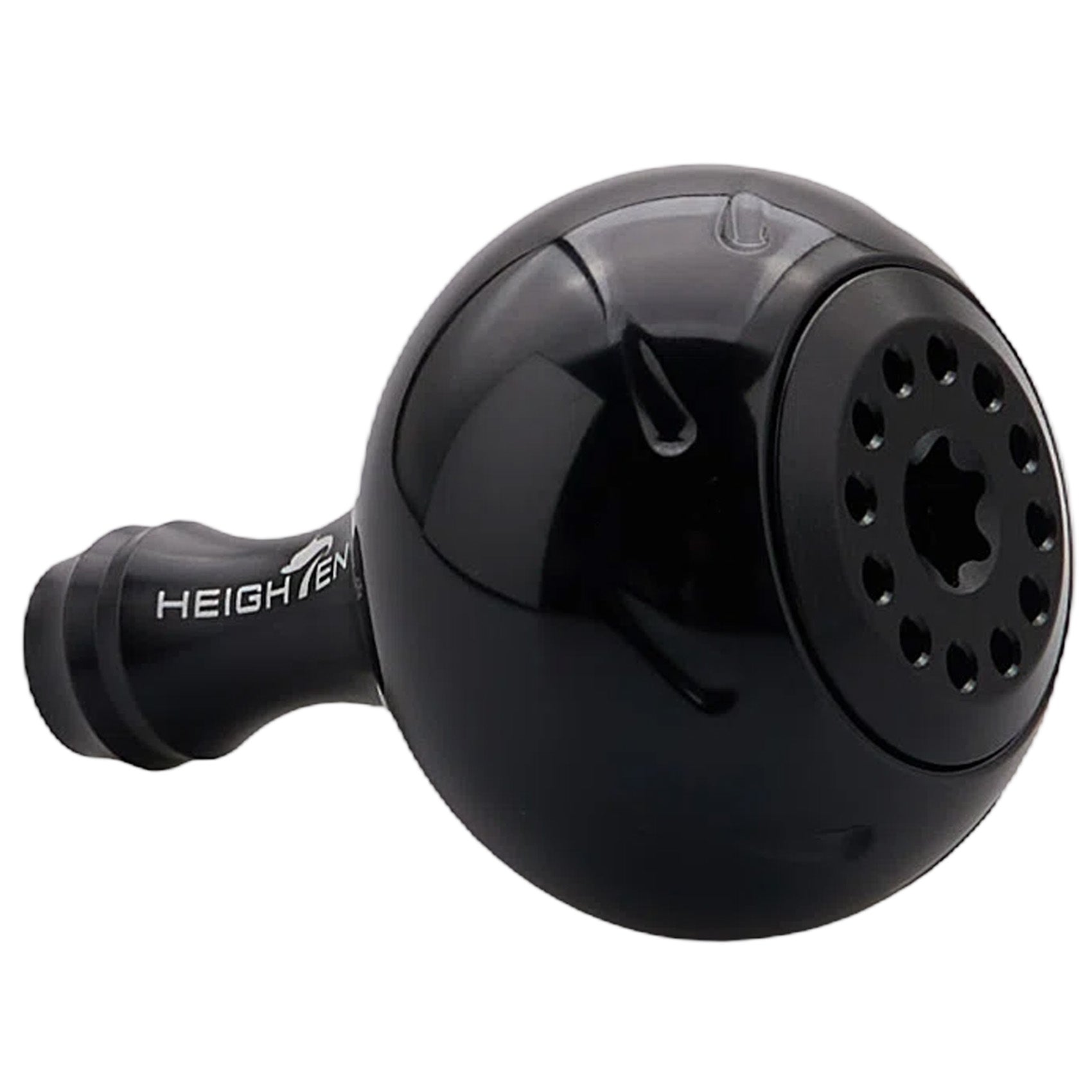HEIGHTEN 30mm/38mm リール ハンドル ノブ シマノ ダイワ 通用 (Shimano Type A) (Daiwa Type S)用 Black Series