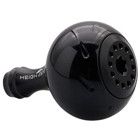 HEIGHTEN 30mm/38mm リール ハンドル ノブ シマノ ダイワ 通用 (Shimano Type A) (Daiwa Type S)用 Black Series