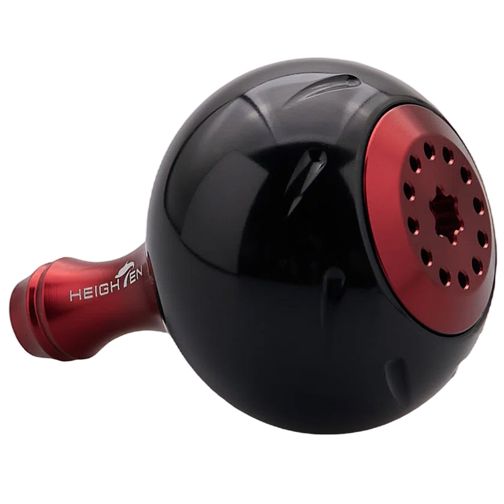 HEIGHTEN 30mm/38mm リール ハンドル ノブ シマノ ダイワ 通用 (Shimano Type A) (Daiwa Type S)用 Black Series