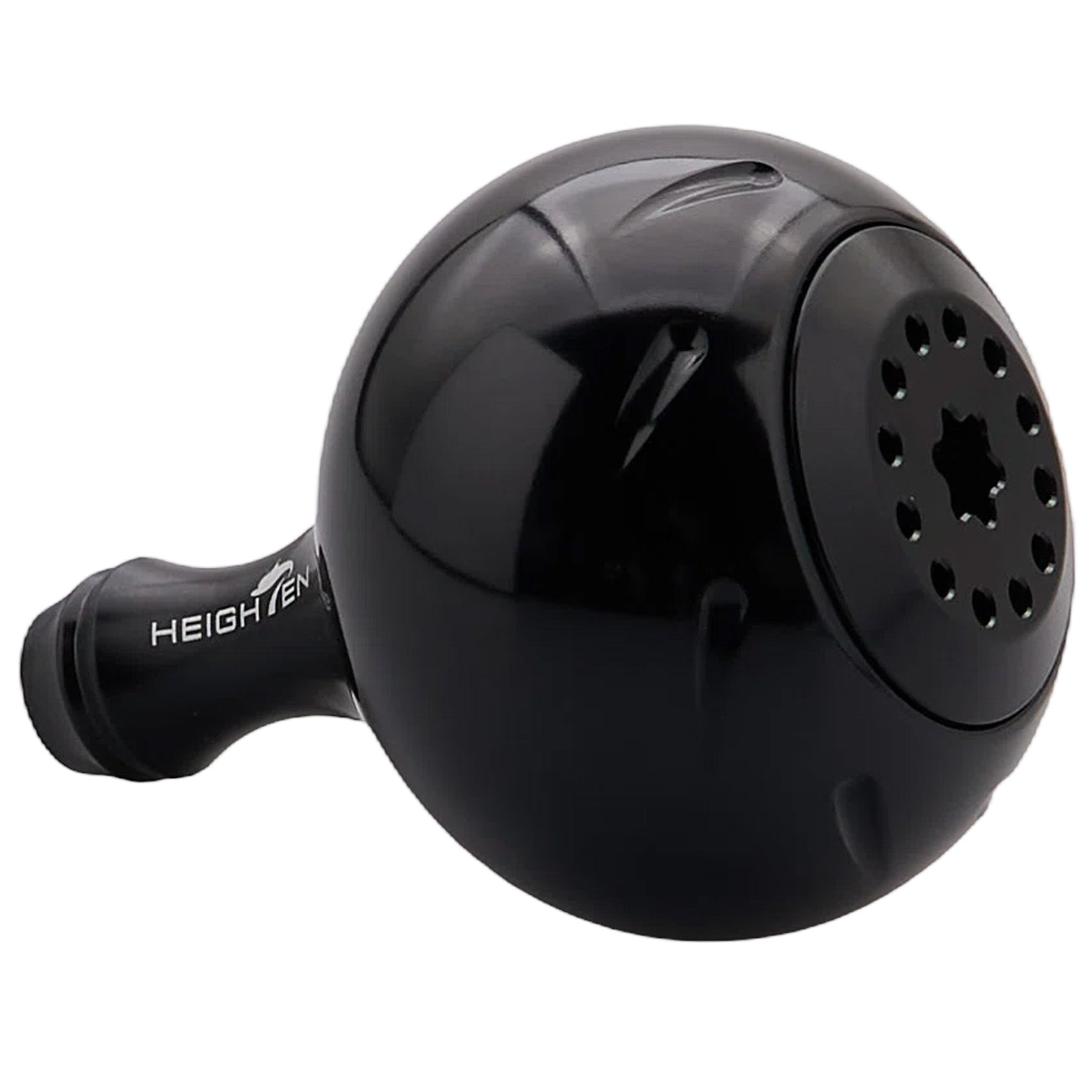 HEIGHTEN 30mm/38mm リール ハンドル ノブ シマノ ダイワ 通用 (Shimano Type A) (Daiwa Type S)用 Black Series