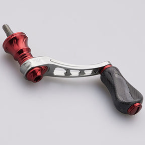 HEIGHTEN 45-50mm可変 リール ハンドル 20mm カーボンノブ搭載 シマノ ダイワ 通用 スピニングリール 用 Arch Series