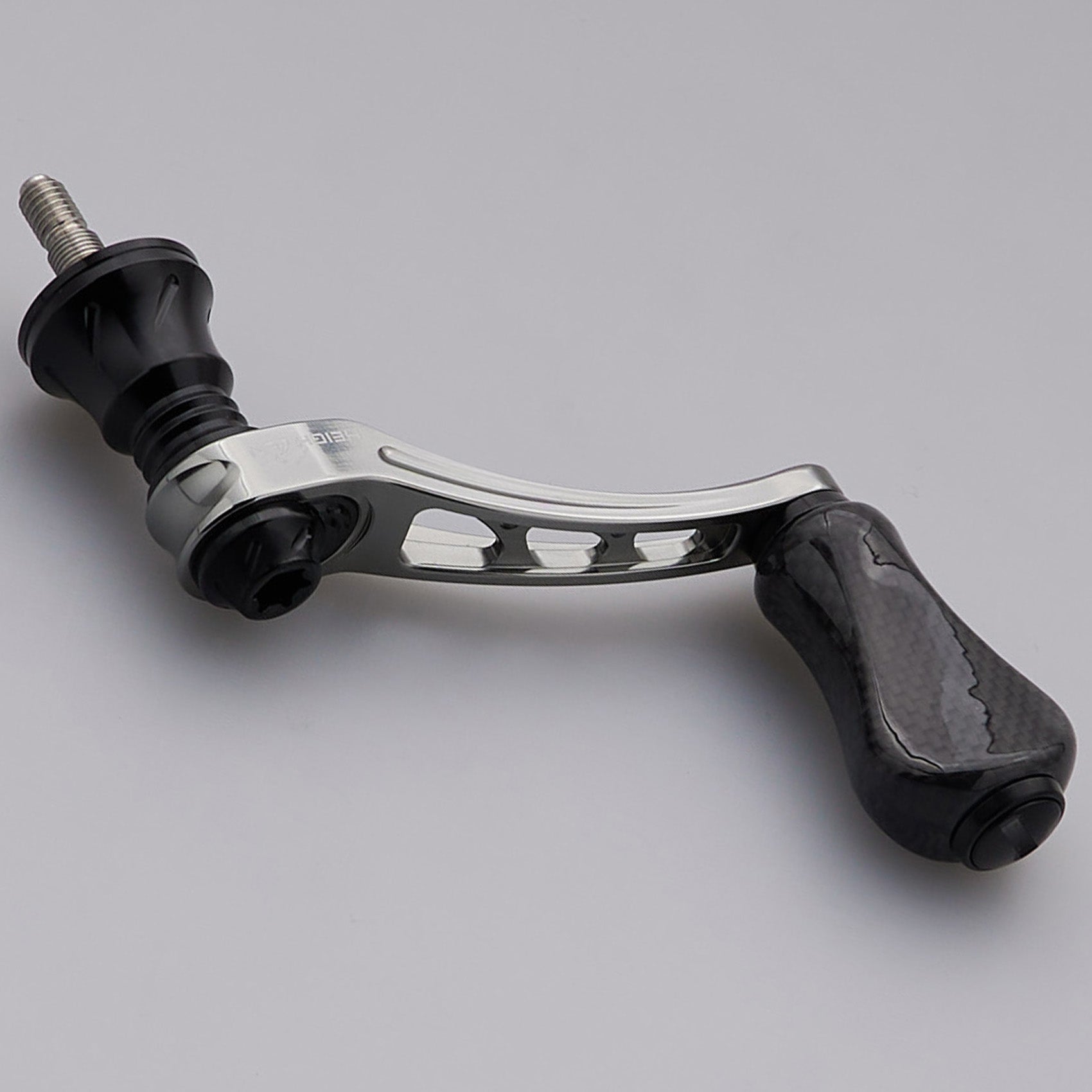HEIGHTEN 45-50mm可変 リール ハンドル 20mm カーボンノブ搭載 シマノ