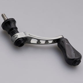 HEIGHTEN 45-50mm可変 リール ハンドル 20mm カーボンノブ搭載 シマノ ダイワ 通用 スピニングリール 用 Arch Series