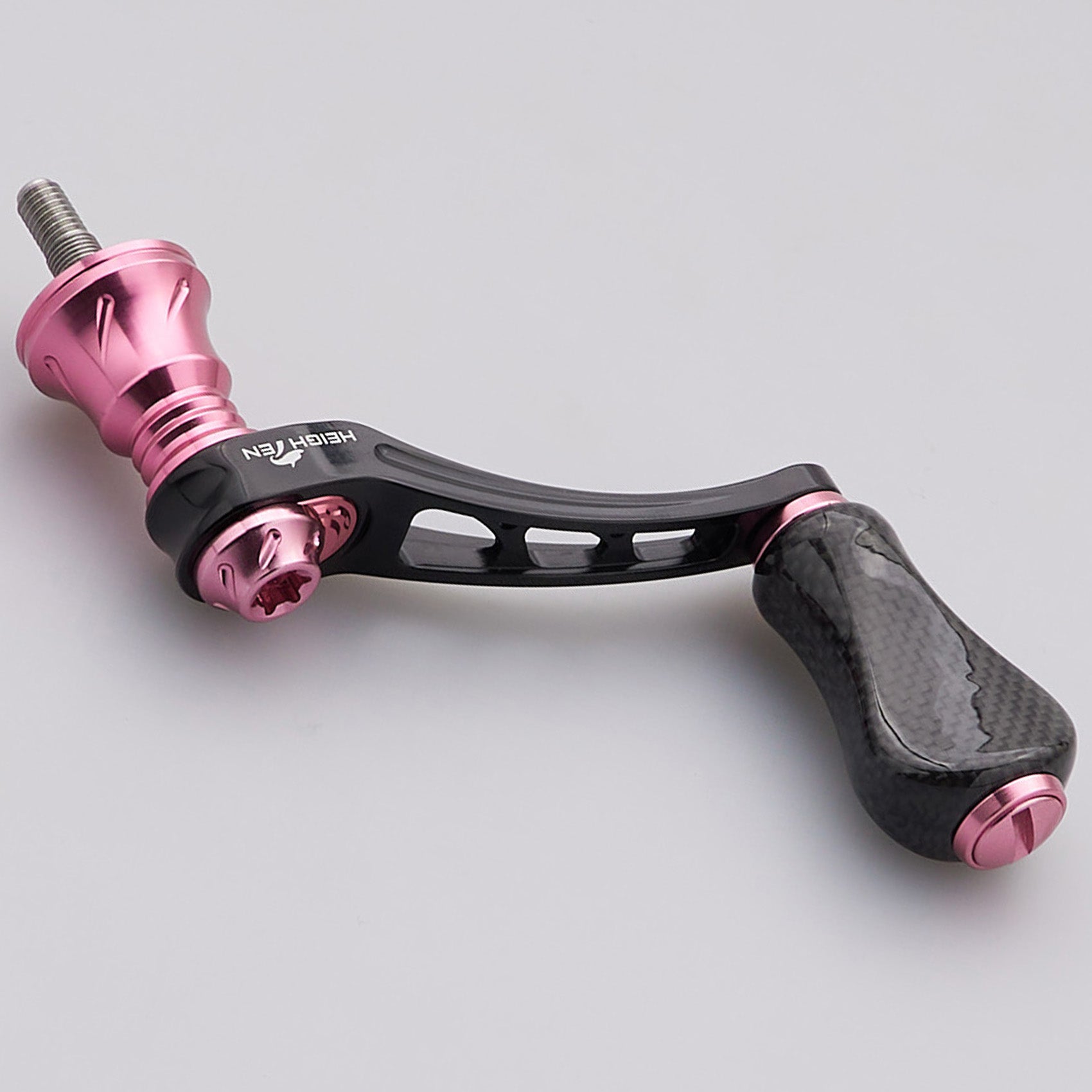 HEIGHTEN 45-50mm可変 リール ハンドル 20mm カーボンノブ搭載 シマノ