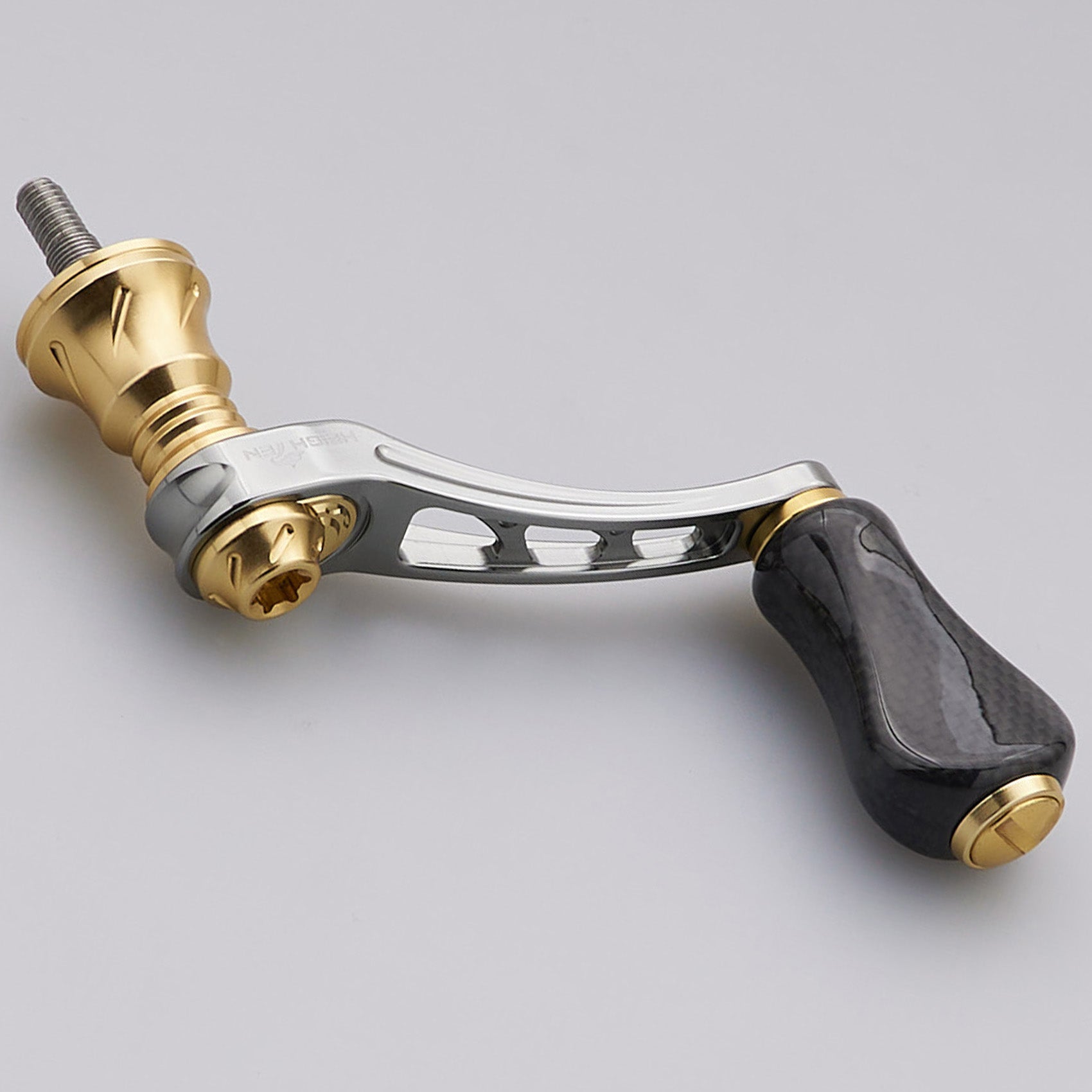 HEIGHTEN 45-50mm可変 リール ハンドル 20mm カーボンノブ搭載 シマノ