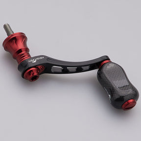HEIGHTEN 45-50mm可変 リール ハンドル 21mm カーボンノブ搭載 シマノ ダイワ 通用 スピニングリール 用 Arch Series