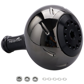 HEIGHTEN 45mm パワー リール ハンドル ノブ シマノ(Shimano) Bタイプ ダイワ(Daiwa) Lサイズ 通用