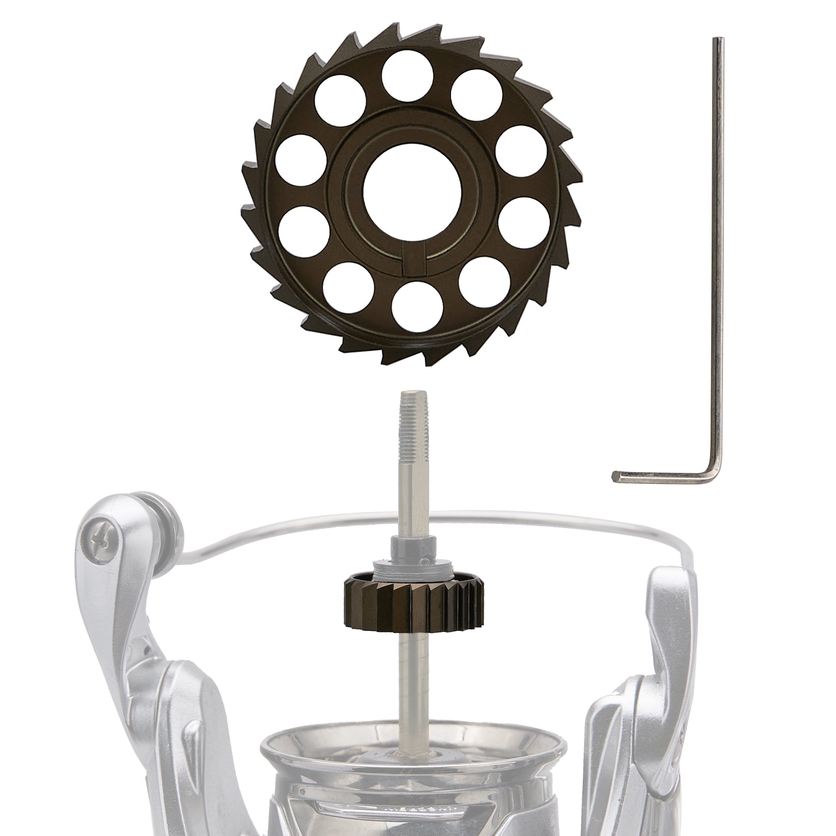 HEIGHTEN ドラグ音出し ラチェット シマノ (Shimano) スピニングリール 4000 - 5000番専用