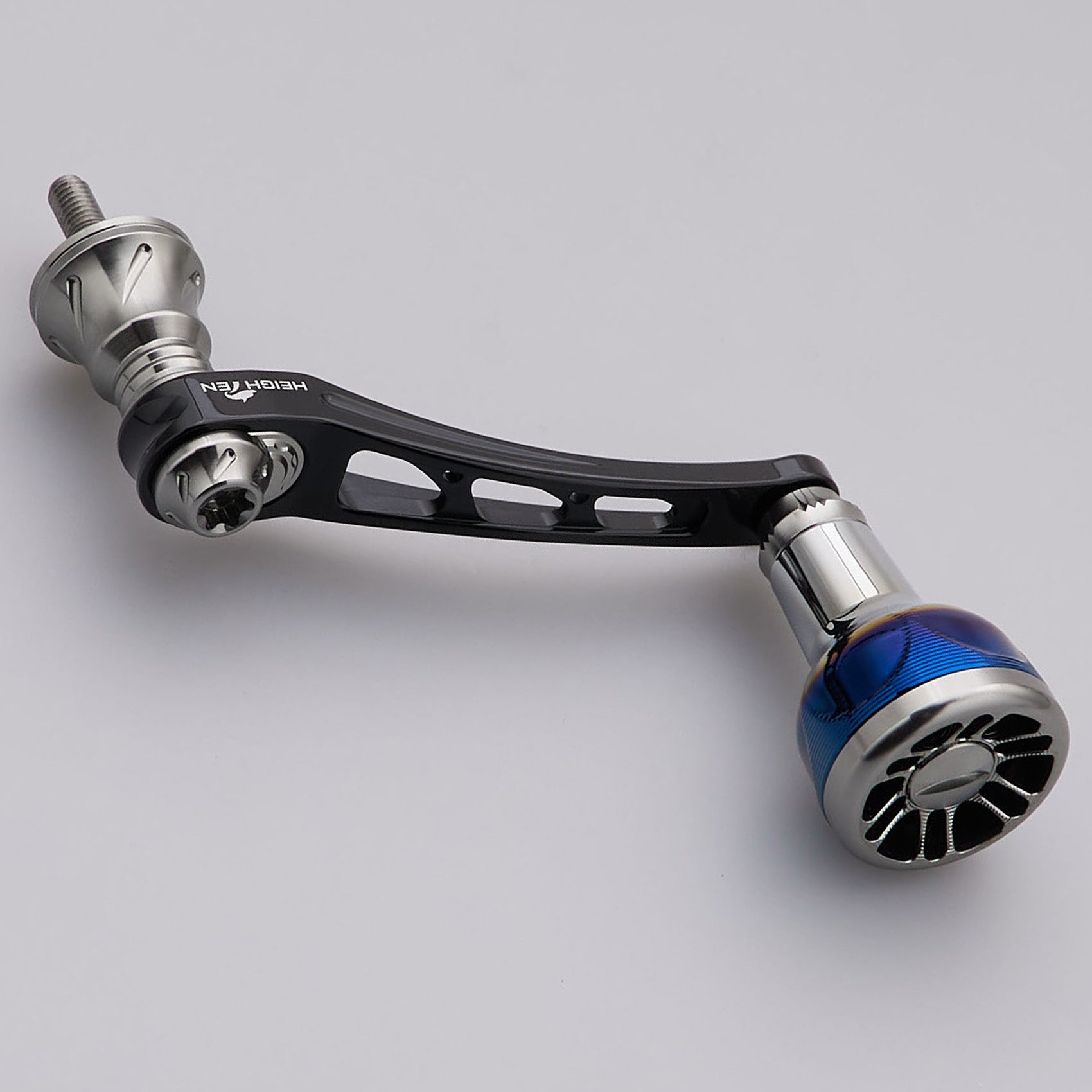 HEIGHTEN 55-60mm可変 リール ハンドル 新型 24.5mm ハンドルノブ 搭載 ダイワ(DAIWA) シマノ(SHIMANO) 通用 スピニングリール 用 Engine Series