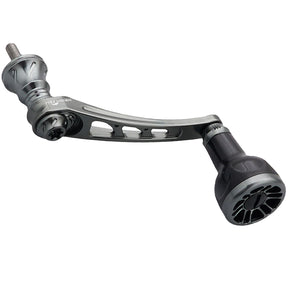 HEIGHTEN 55-60mm可変 リール ハンドル 新型 24.5mm ハンドルノブ 搭載 Black Series
