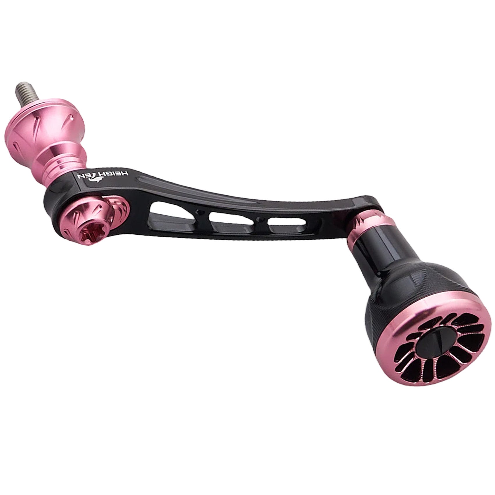 HEIGHTEN 55-60mm可変 リール ハンドル 新型 24.5mm ハンドルノブ 搭載 Black Series