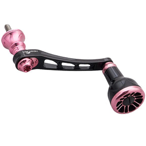 HEIGHTEN 55-60mm可変 リール ハンドル 新型 24.5mm ハンドルノブ 搭載 Black Series
