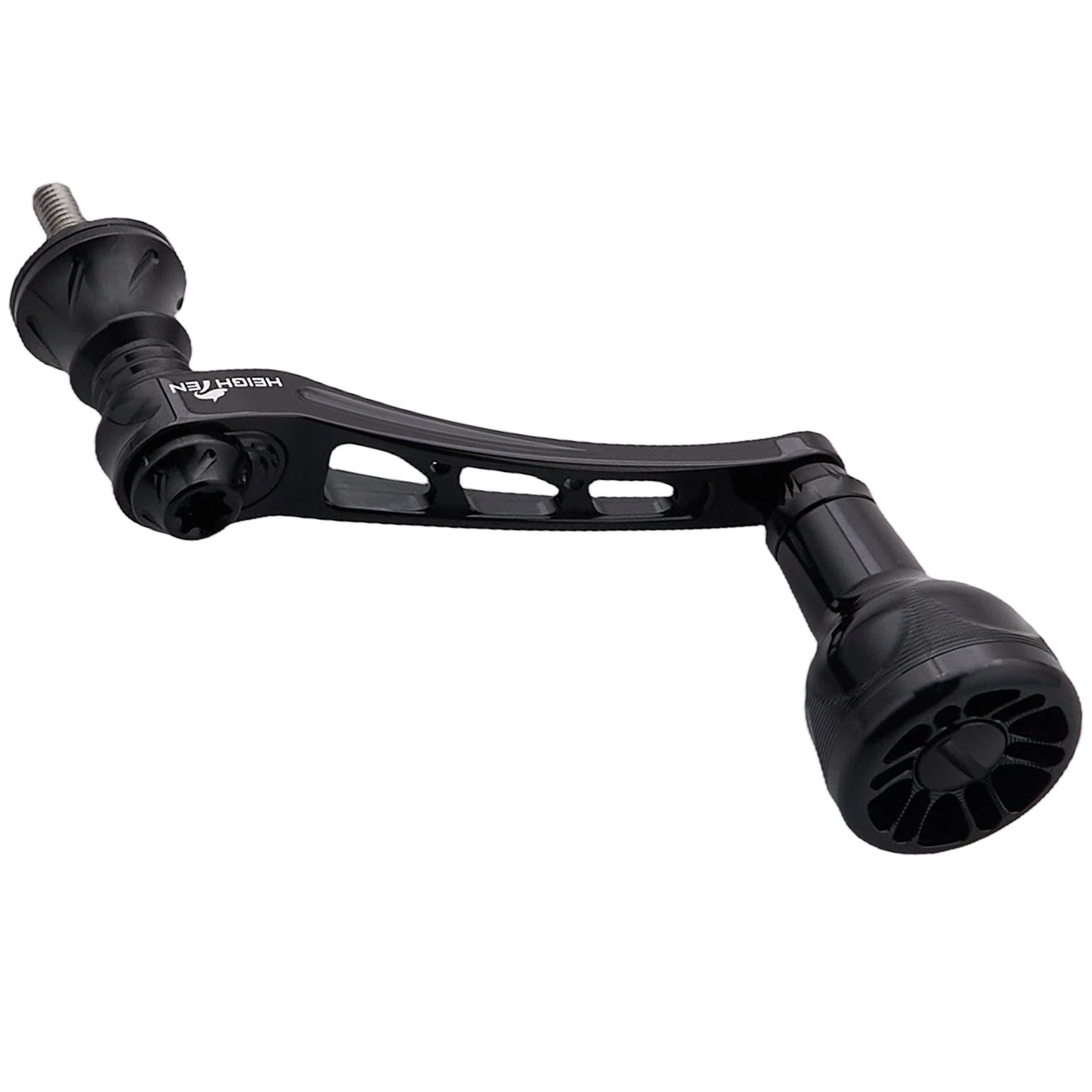HEIGHTEN 55-60mm可変 リール ハンドル 新型 24.5mm ハンドルノブ 搭載 Black Series