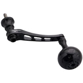 HEIGHTEN 55-60mm可変 リール ハンドル 30mm ハンドルノブ 搭載 ダイワ(DAIWA) シマノ(SHIMANO) 通用 スピニングリール 用 Black Series