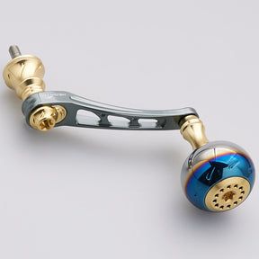 HEIGHTEN 55-60mm可変 リール ハンドル 30mm ハンドルノブ 搭載 ダイワ(DAIWA) シマノ(SHIMANO) 通用 スピニングリール 用 Aurora Series