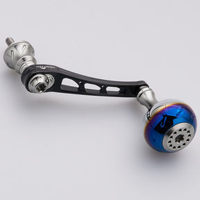 HEIGHTEN 55-60mm可変 リール ハンドル 30mm ハンドルノブ 搭載 ダイワ(DAIWA) シマノ(SHIMANO) 通用 スピニングリール 用 Aurora Series