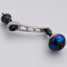 HEIGHTEN 55-60mm可変 リール ハンドル 30mm ハンドルノブ 搭載 ダイワ(DAIWA) シマノ(SHIMANO) 通用 スピニングリール 用 Aurora Series