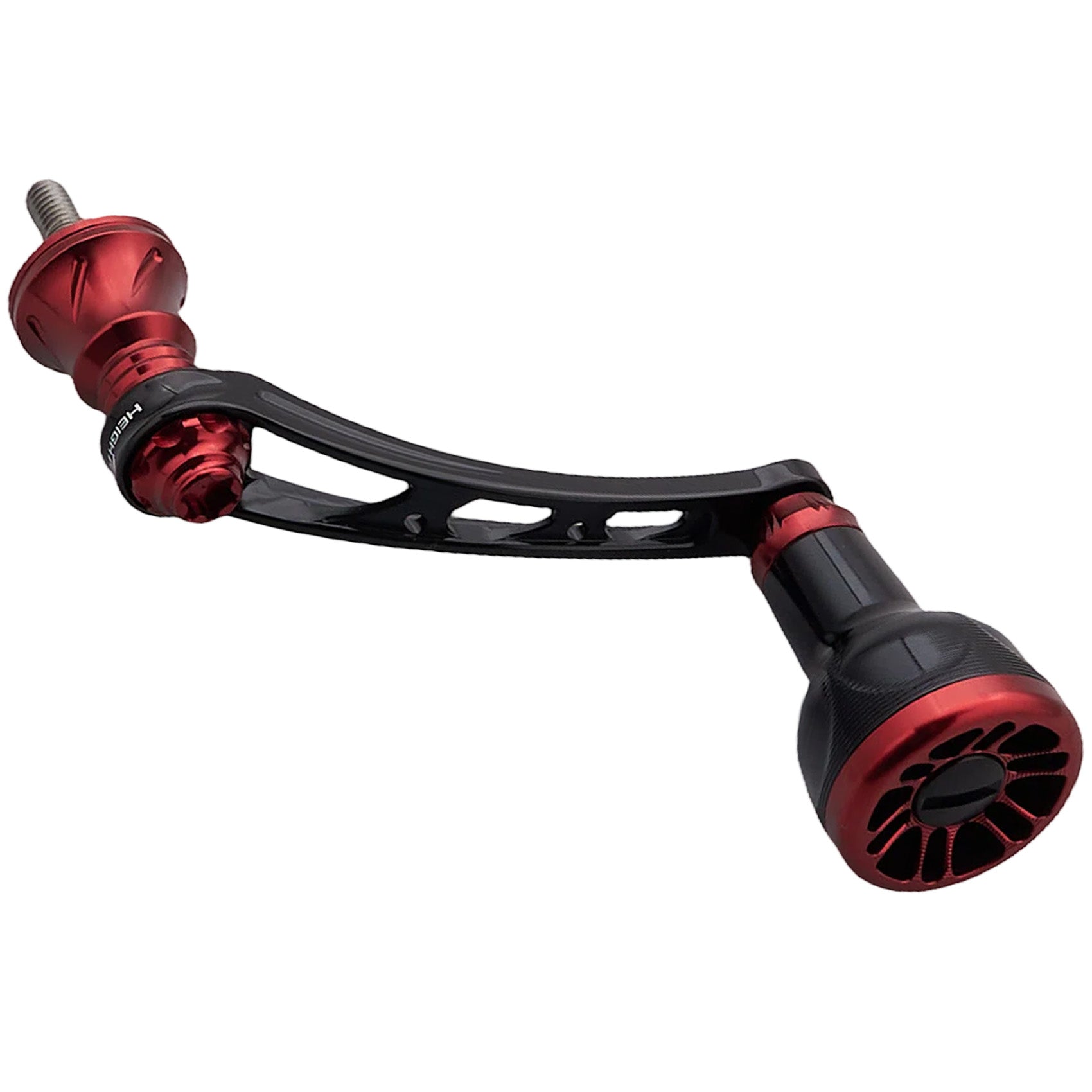 HEIGHTEN 56mm リール ハンドル シマノ(SHIMANO) ダイワ(DAIWA) 通用 スピニングリール 用 Black Series