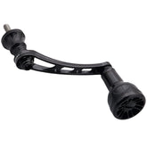 HEIGHTEN 56mm リール ハンドル シマノ(SHIMANO) ダイワ(DAIWA) 通用 スピニングリール 用 Black Series