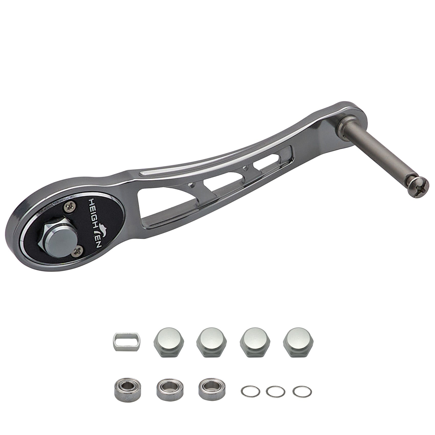 HEIGHTEN 80/90mm ベイト リール ハンドル（ノブ無し）シマノ(SHIMANO) ダイワ(DAIWA) アブ(Abu) ベイトリール 通用 Ach Series