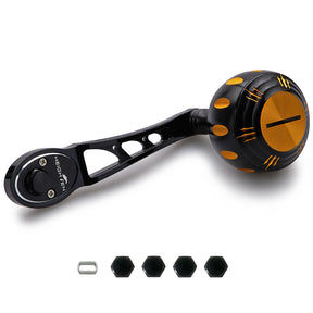 HEIGHTEN 80/90mm リール ハンドル 45mm ハンドルノブ シマノ(SHIMANO) ダイワ(DAIWA) アブ(Abu) ベイトリール 通用 Ach Harmer Series