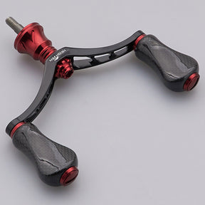 HEIGHTEN 80mm リール ハンドル 20mm カーボン ノブ 搭載 シマノ ダイワ 通用 スピニングリール用 Gourd Series