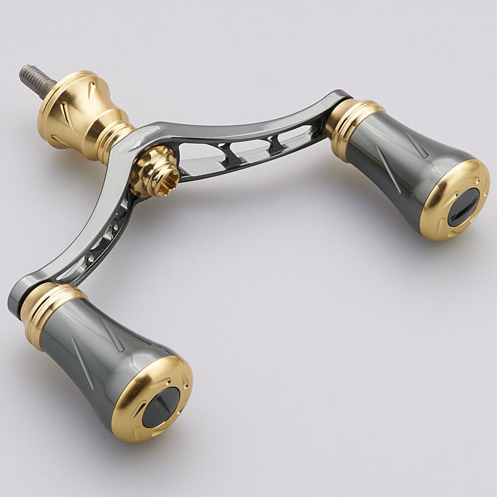 HEIGHTEN 80mm リール ハンドル 19mm ノブ 搭載 シマノ ダイワ 通用 スピニングリール用 New Pillar Series