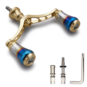HEIGHTEN V4.0 80/98mm リール ハンドル 航空アルミ製 シマノ ダイワ 通用 スピニングリール 用 Arch Aurora