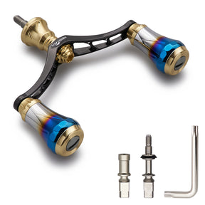 HEIGHTEN V4.0 80/98mm リール ハンドル 航空アルミ製 シマノ ダイワ 通用 スピニングリール 用 Arch Aurora