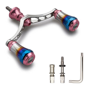 HEIGHTEN V4.0 80/98mm リール ハンドル 航空アルミ製 シマノ ダイワ 通用 スピニングリール 用 Arch Aurora