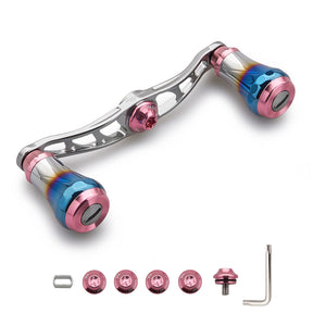 HEIGHTEN V2.0 90mm/105mm/115mm ベイト リール ハンドル シマノ(shimano) ダイワ(daiwa) アブガルシア(abu) 通用 ベイトリール 用 航空アルミ製 Aurora Series