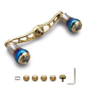 HEIGHTEN V2.0 90mm/105mm/115mm ベイト リール ハンドル シマノ(shimano) ダイワ(daiwa) アブガルシア(abu) 通用 ベイトリール 用 航空アルミ製 Aurora Series