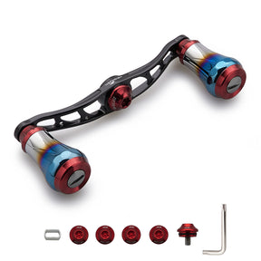 HEIGHTEN V2.0 90mm/105mm/115mm ベイト リール ハンドル シマノ(shimano) ダイワ(daiwa) アブガルシア(abu) 通用 ベイトリール 用 航空アルミ製 Aurora Series