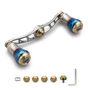 HEIGHTEN V2.0 90mm/105mm/115mm ベイト リール ハンドル シマノ(shimano) ダイワ(daiwa) アブガルシア(abu) 通用 ベイトリール 用 航空アルミ製 Aurora Series