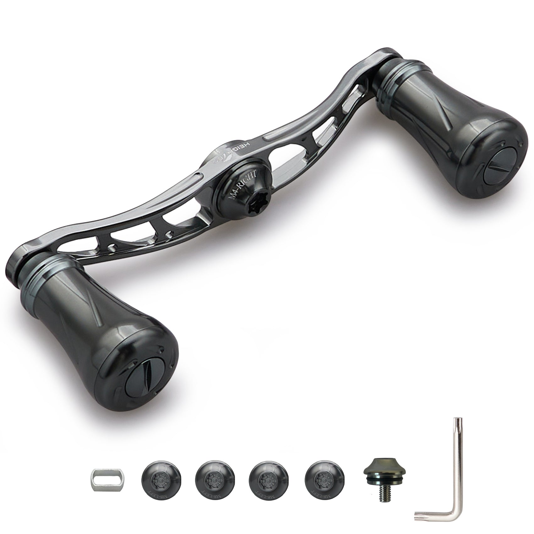 HEIGHTEN 90mm リール ハンドル 19mm ノブ搭載 Arch Pillar Series