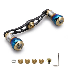 HEIGHTEN V2.0 90mm/105mm/115mm ベイト リール ハンドル シマノ(shimano) ダイワ(daiwa) アブガルシア(abu) 通用 ベイトリール 用 航空アルミ製 Aurora Series