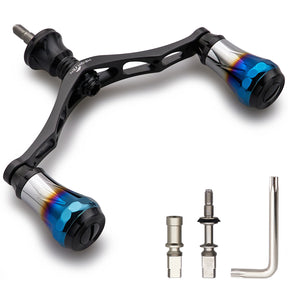 HEIGHTEN V2.0 95mm リール ハンドル 20mm ハンドルノブ 搭載 シマノ ダイワ 通用 スピニングリール用 Aurora Series