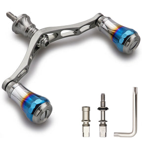 HEIGHTEN V2.0 95mm リール ハンドル 20mm ハンドルノブ 搭載 シマノ ダイワ 通用 スピニングリール用 Aurora Series