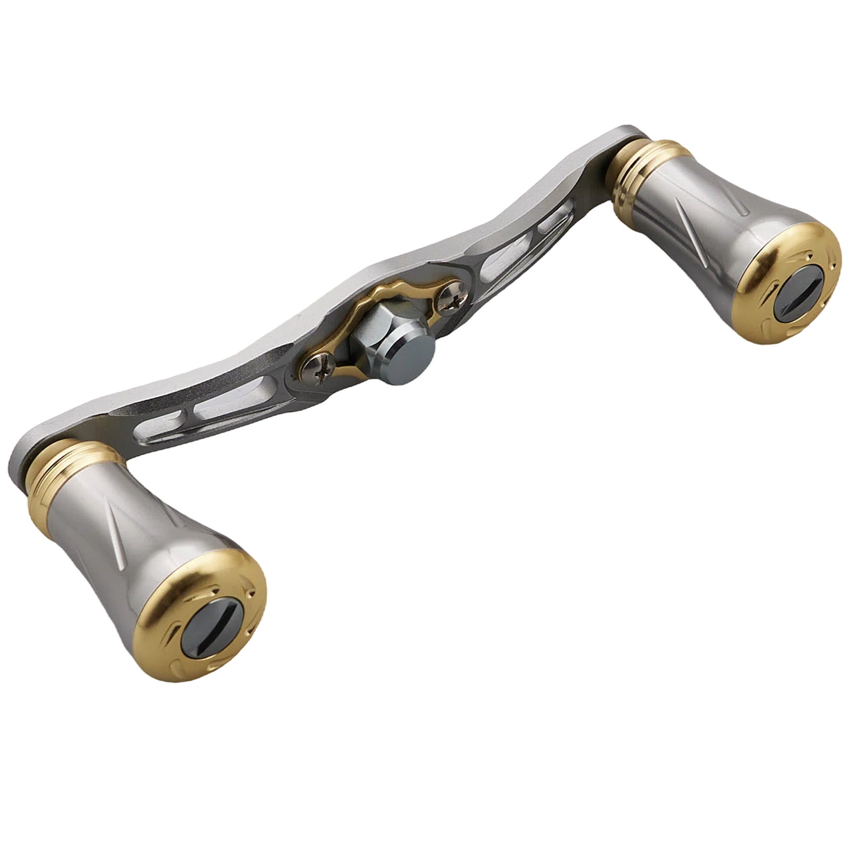HEIGHTEN 92/95mm リール ハンドル 19mm ノブ搭載 シマノ(SHIMANO) ダイワ(DAIWA) アブ(Abu) 通用 ベイトリール 用 Wing Pillar Series