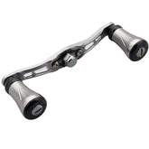 HEIGHTEN 92/95mm リール ハンドル 19mm ノブ搭載 シマノ(SHIMANO) ダイワ(DAIWA) アブ(Abu) 通用 ベイトリール 用 Wing Pillar Series