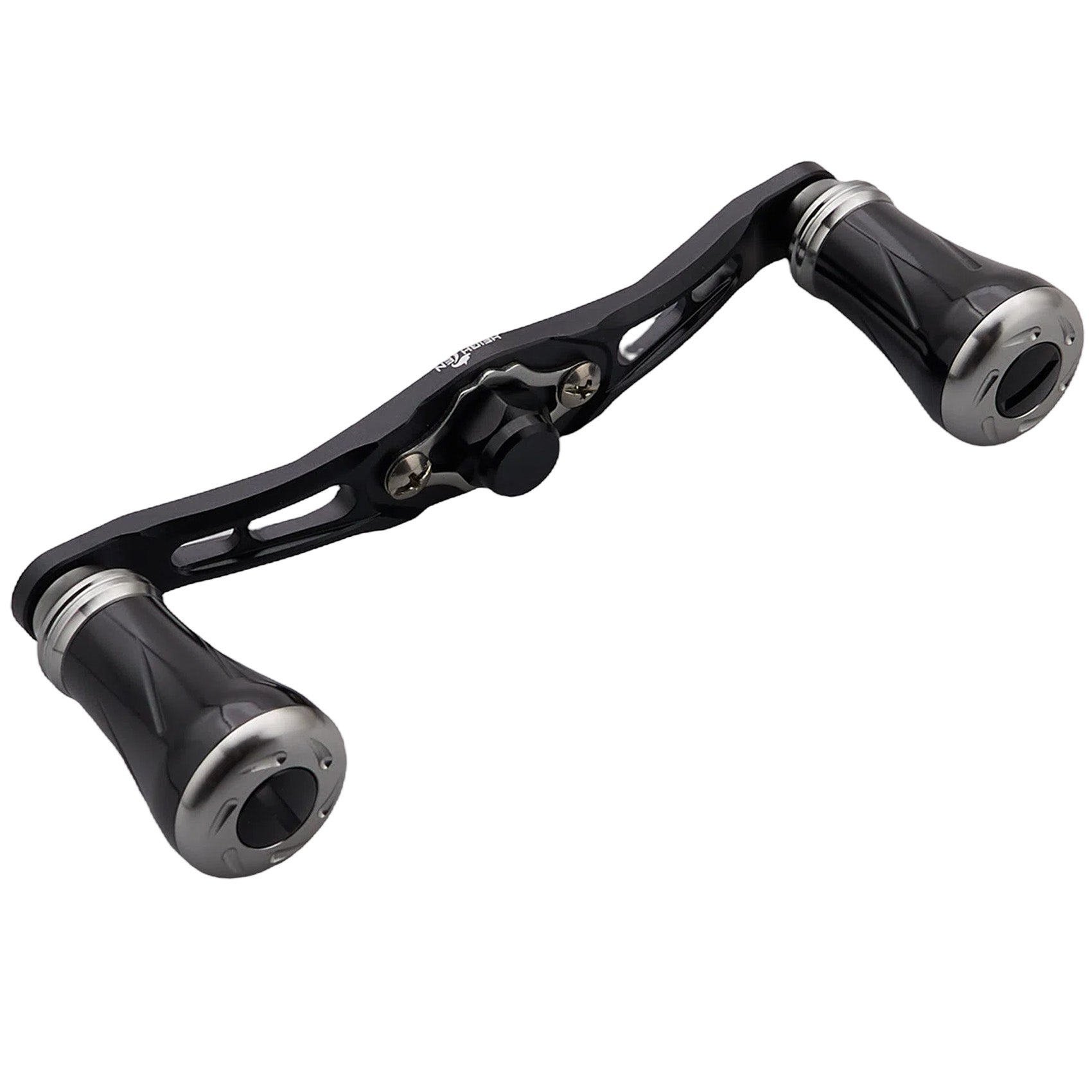 HEIGHTEN 92/95mm リール ハンドル 19mm ノブ搭載 シマノ(SHIMANO) ダイワ(DAIWA) アブ(Abu) 通用 ベイトリール 用 Wing Pillar Series