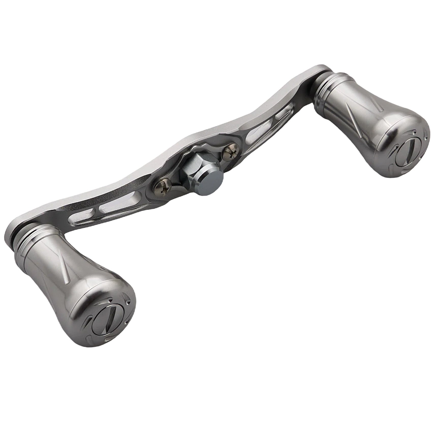 HEIGHTEN 92/95mm リール ハンドル 19mm ノブ搭載 シマノ(SHIMANO) ダイワ(DAIWA) アブ(Abu) 通用 ベイトリール 用 Wing Pillar Series