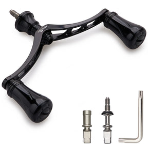 HEIGHTEN 98mm リール ハンドル 19mm ノブ 搭載 シマノ ダイワ 通用 スピニングリール用 New Pillar Series